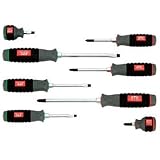 京都機械工具（KTC）:KTC 樹脂柄ドライバセット貫通タイプ［8本組］ TPMD18 型式:TPMD18