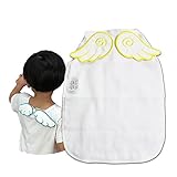 汗取りパッド 天使の羽 汗取り 汗取りガーゼ 赤ちゃん ベビー 雑貨 新生児 吸水 お昼寝 お出かけ 夏 汗 汗っかき 快適 かわいい (イエロー)