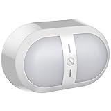 Fosmon (1個セット) 夜間 モーションセンサーライト 明暗・人感センサー LEDナイトライト 電池式 10 LED ワイヤレス 壁掛けライト 足元灯 常夜灯 自動点灯 消灯 省エネ エコ 貼り