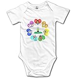 ファッション ベビー ゲーム アンダーテイル カラフル 半袖ロンパース カジュアル White Size 12 Months
