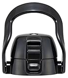 スケーター(Skater) 交換用キャップユニット 対象品番 STD10H/STD12H用 ハンドル付 ステンレス ダイレクトボトル 1000/1200ml ブラック P-STD10H/12H-CU