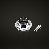 e-kanamono パイプソケット【丸ソケット】 HRS-1D 50mm用 クロームメッキ
