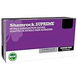 Shamrock 30352/100-M-bx Med Glove Nitrile Rubber Econo No Powder Thin Cheap Sterile Medium Blue [並行輸