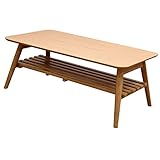 快適ホームズ センターテーブル ノチェロ 幅90cm 棚付き ナチュラル 折りたたみ 木製 11755