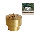 NAVAdeal 3/4 DN20 Brass Cluster Water Fountain Nozzle Spray Pond Sprinkler Head [並行輸入品]
