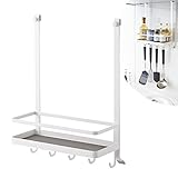 フック キッチンフック 調味料ラック レンジフード 調味料ラック プレート ホワイト 03128