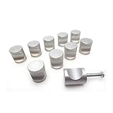 (ヴェルテックス スタイル) VERTEX STYLE 取っ手 シルバー シンプル ツマミ 10個セット 17×21mm