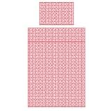 Baby Boum 'Polka Rose' Collection 100% Cotton Large Cot Bed Flat Bed Sheet (Rose Pink, 120 x 180cm) 