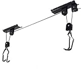 airinstore新しい天井マウントバイク自転車リフトホイストガレージストレージハンガープーリラック