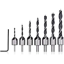 Amazon | JUTOSU ボアビットセット - 木工ドリルビット 5本セット