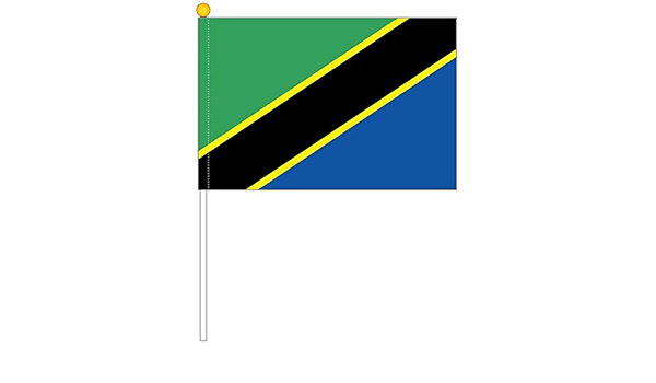 Amazon Tospa タンザニア国旗ポータブルフラッグ 25 37 5cm テトロン製 地図 国旗 おもちゃ