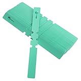 100枚入り 園芸ラベル 防水タグ プラスチックラベル マーカー ステッカー 標識 フック 保育園　ガーデン