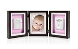 Pearhead Babyprints Handprint and Footprint Deluxe Desk Frame, Espresso by Pearhead