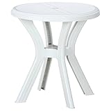 ガーデンテーブル プラスチック 軽量 天板67cm ラウンド 円形 丸型 イタリア パラソル穴 テーブル pc 持ち運び ガーデニング ガーデン アウトドア キャンプ バルコニー レジャー バーベキュ