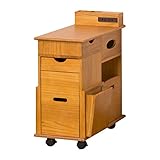 クロシオ ソファーサイドすっ桐ナイトワゴン 幅33cm サイドワゴン 「整理収納アドバイザー」監修商品 064838