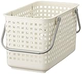スカンジナビアスタイル ランドリーバスケット M スタッキング ホワイト SCB-11
