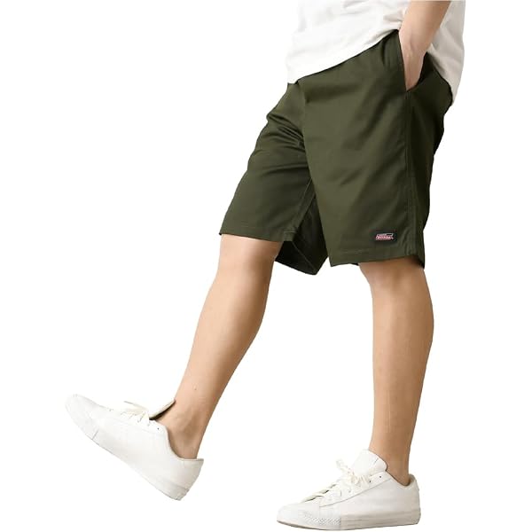 Amazon | [ディッキーズ] ショートパンツ カーキ 半パン ハーフパンツ