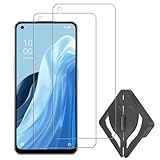 OPPO Reno9 A / Reno7 A 用 ガラスフィルム オッポ リノ 9A 7A 対応 保護 フィルム 指紋認証対応 強化 ガラス ガイド枠付き 2枚入り SMPURF SPSR7A