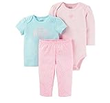 Child of Mineベビーガールズ服ボディスーツシャツパンツセットサイズPreemie カラー: ピンク