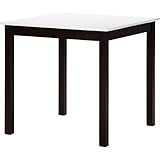 鏡面ダイニングテーブル 【ポエム】 木製 正方形(幅75cm×奥行75cm) BR ブラウン