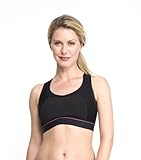 La Leche League High Impact授乳スポーツブラ( 4102 ) 2 x l /ブラック