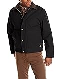 Dickies Men's Sanded Duck Sherpa Lined Jacket Black 2X [並行輸入品]