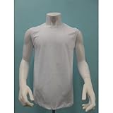 大きいサイズ丸首スリーブレス 13-637 ホワイト 5L