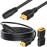 Xiatiaosann DC 8mm から XT60 電源ケーブル 14AWG DC7909 メスから XT60 メス コネクタ アダプタ ジャック ケーブル ソーラー パネル ポータブル パワー ステーション RC Lipo バッテリー ポータブル パワー ステーション用 (1m)