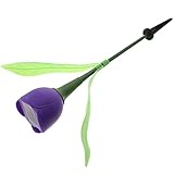 チューリップライト　パスライト屋外の庭の芝生ソーラーランプ搭載のLED　紫
