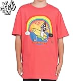 ボルコム VOLCOM キッズ TシャツSURF OR DONT YOUTH TEEレッドNO54 Mサイズ
