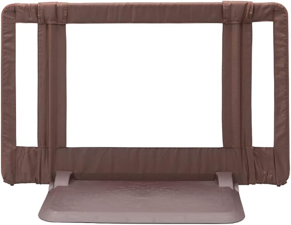 Nihon Ikuji Baby Gate/Pet Gate Easy-to-Install Brown Temporary Gate for Ages 6 Months to 24 Months - 1