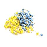 uxcell PCBテストピン端子 PCBテストエンドポイントピン 検査プローブ PCBボード用 ブレッドボード 100個入り