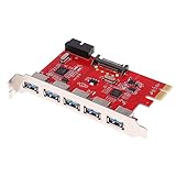 Homyl 5ポート PCI-E PCI エクスプレス カード→ USB 3.0 19 ピン コネクタ アダプタ