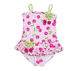 Kate Mack　サクランボのついたピンクのセパレート水着