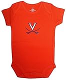 University of Virginia Cavaliers新生児赤ちゃんボディスーツ カラー: オレンジ