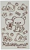 リラックマ フロッキーシート ブラウン H10cm x W6cm RKAP303