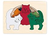 ジョージ・ラック 3重パズル ねこ