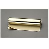 【キャンセル不可】GL32534 ４００ｘ６００ｘ０．１ｍｍ 真鍮薄板【粘着付・ロール巻】