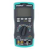 HoldPeak オートレンジ デジタルマルチメーター NCV ディテクター DC/AC 電圧 電流￥メーター 抵抗 ダイオード キャパシタンス テスター 温度測定 [並行輸入品]