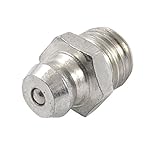 uxcell グリースニップル　ストレート　充填ノズル　　メタル　M8おねじ　9 x 9 x 14mm