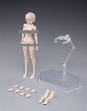 [TOYBARJAPAN] 1/12 アクションフィギュア 用 86TOYS T86-ST パール美白肌 漫画アニメ風 女性素体ボディと未塗装ヘッドと拳手セット (T86-ST04-Aスーパーラージバスト)