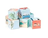Kikkerland Geo Wooden Blocks (Set of 8)