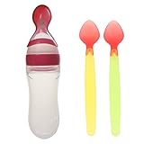 Lovoski ベビー　シリコン　摂食　スプーン　フィーダー　離乳ボトル　ボトル　哺乳瓶　温度感知　感温スプーン
