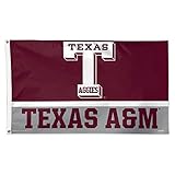 Texas A & M University Throwbackヴィンテージ3 x 5 Collegeフラグ