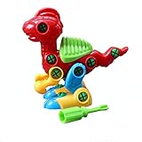 xilalu Baby Toy Disassembly恐竜デザイン教育玩具子供キッズレッド