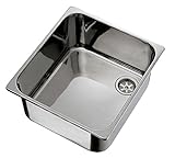 Ambassador Marine Rectangle Stainless Steel Ultra Mirror Polished Finish Sink, 14 1/2-Inch Long x 14