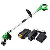 パワーランド(powerland) コードレス草刈機 充電式 ナイロン刈刃式 20Vリチウム電池 充電器1個付 G001