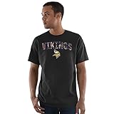Minnesota VikingsメンズHeritage CamoロゴTシャツ、ブラック
