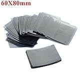 100本60X80mmオープントップ半透明帯電防止静電気防止ESDオープントップバッグ
