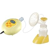 (Ckeyin) 電動搾乳器 さく乳器 LCD表示 静音設計 安心素材のPP乳びん  母乳実感哺乳びん付き